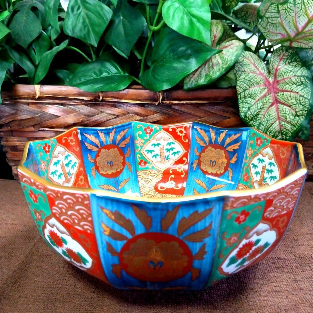 古伊万里 有田焼 青藍窯 八角形皿 金彩 5枚セット Yahoo!オークション 古伊万里 有田焼 青藍窯 八角形皿 金彩 5枚セット Yahoo!オークション